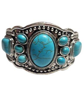Western Turquoise Cuff Bracelet